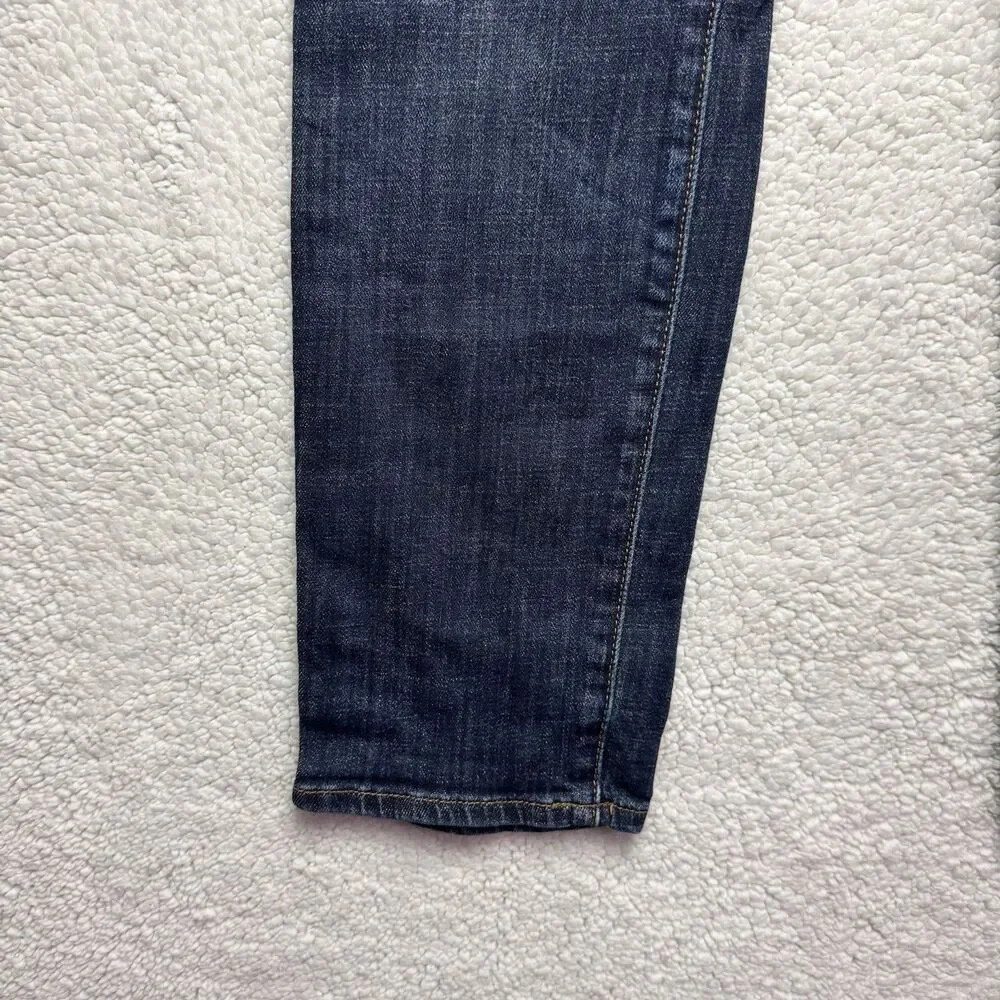 American Eagle High Rise Jegging Medium Wash Blue Skinny Jeans Size 12 Short